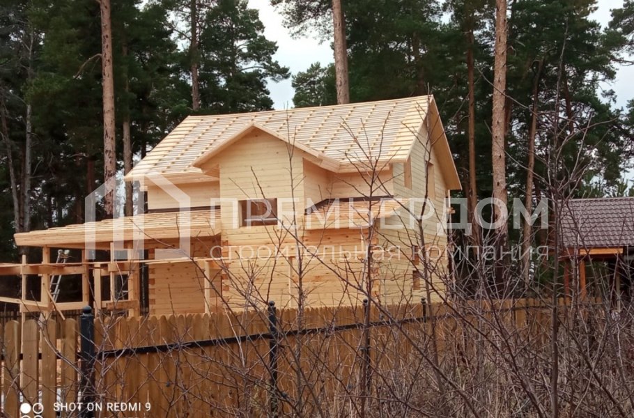 Фото со стройплощадок - Дом по проекту Д-88