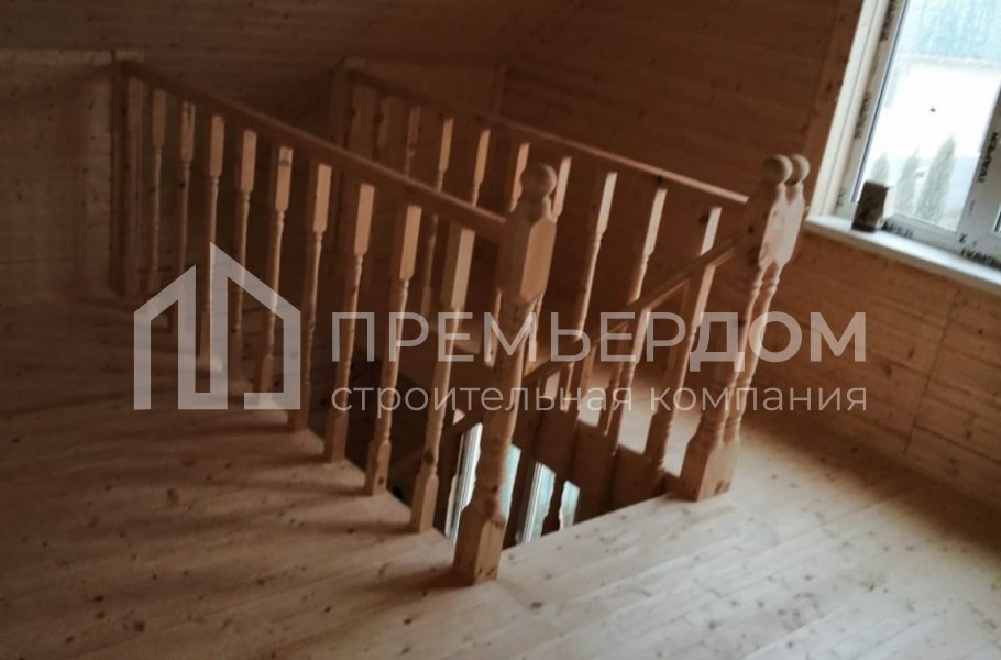 Фото со стройплощадок - Дом из бруса 7х9 м.