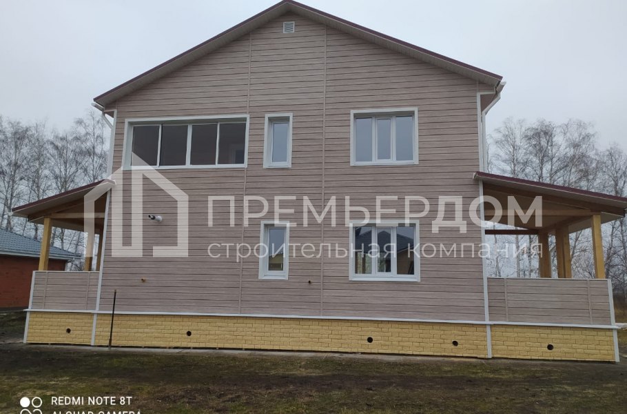 Фото со стройплощадок - Отделка дома (Проект Д-63)