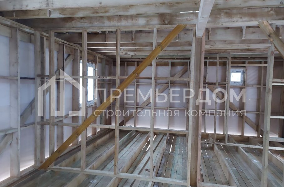 Фото со стройплощадок - Дом по проекту К-10