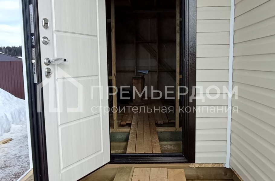 Фото со стройплощадок - Дом по проекту К-6 и баня