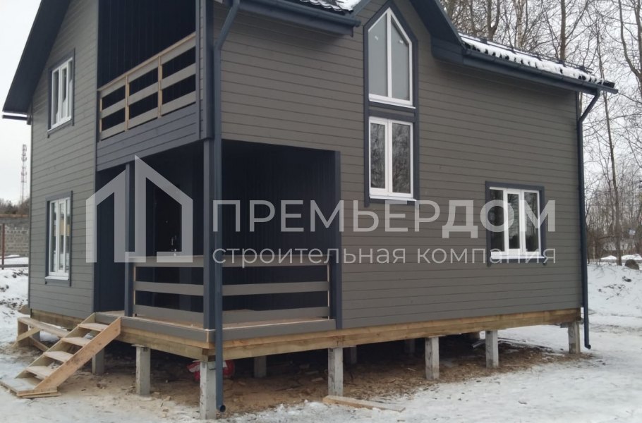 Фото со стройплощадок - Дом по проекту К-5