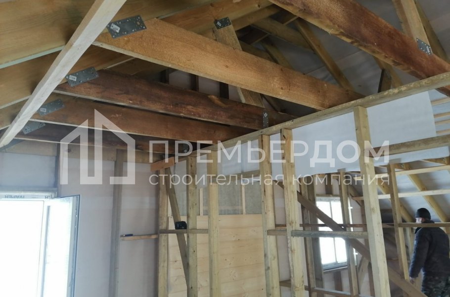 Фото со стройплощадок - Дом по проекту К-10