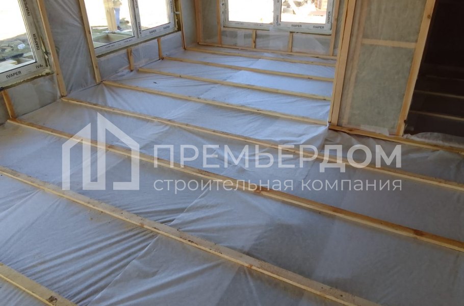 Фото со стройплощадок - Дом по проекту К-25