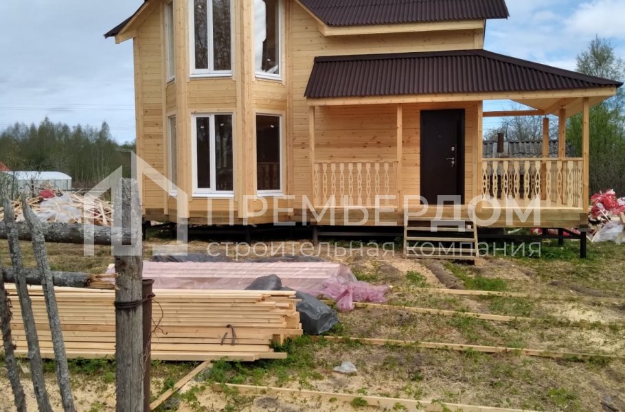 Фото со стройплощадок - Дом по проекту Д-24