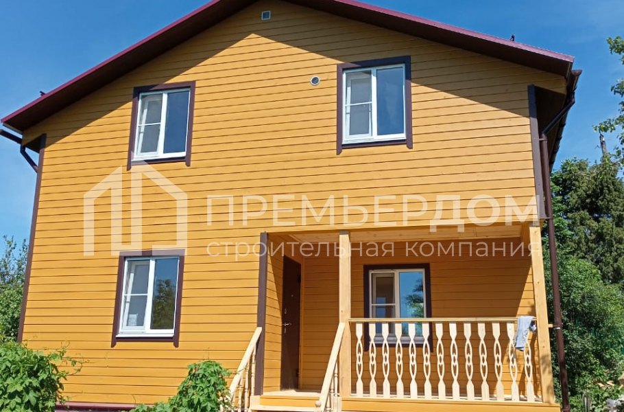 Фото со стройплощадок - Каркасный дом 7х8 м.