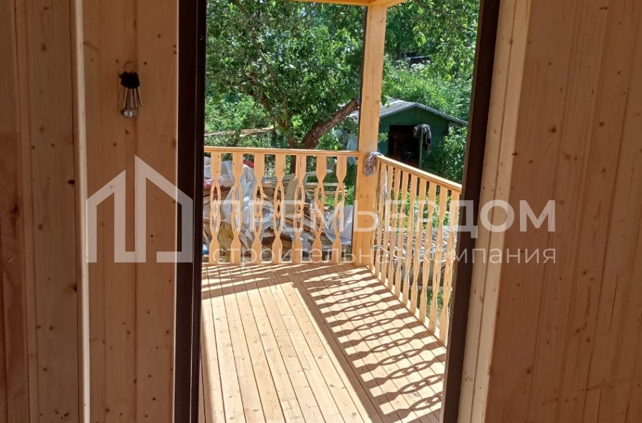 Фото со стройплощадок - Каркасный дом 7х8 м.