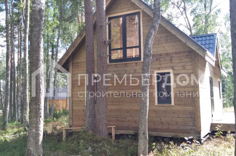 Фото со стройплощадок - Каркасный дом 6×8 м.