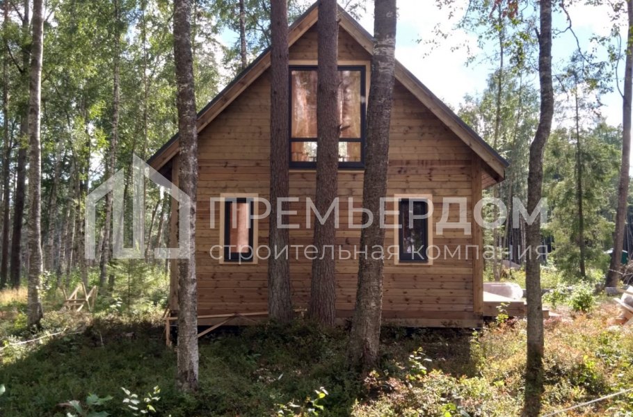 Фото со стройплощадок - Каркасный дом 6×8 м.