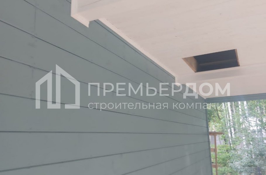 Фото со стройплощадок - Каркасный дом 8×14 м.