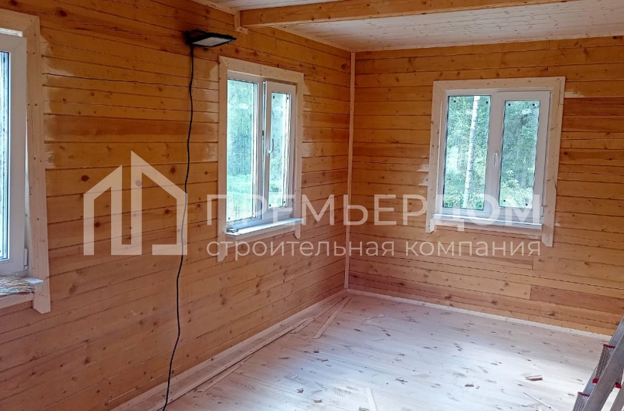 Фото со стройплощадок - Отделка дома 7,5х8 м.