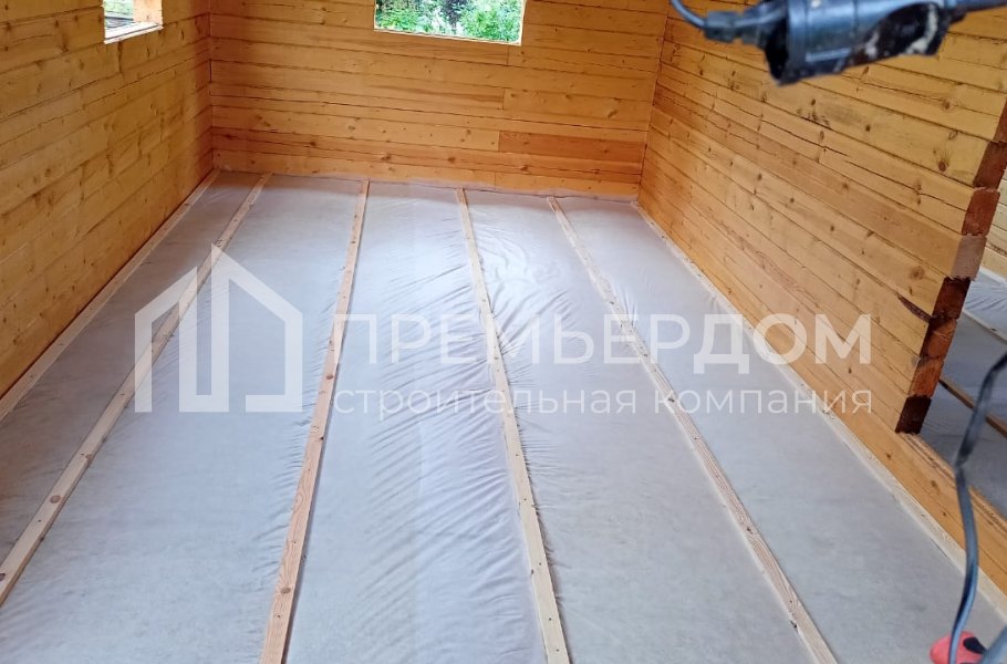 Фото со стройплощадок - Отделка дома 7,5х8 м.