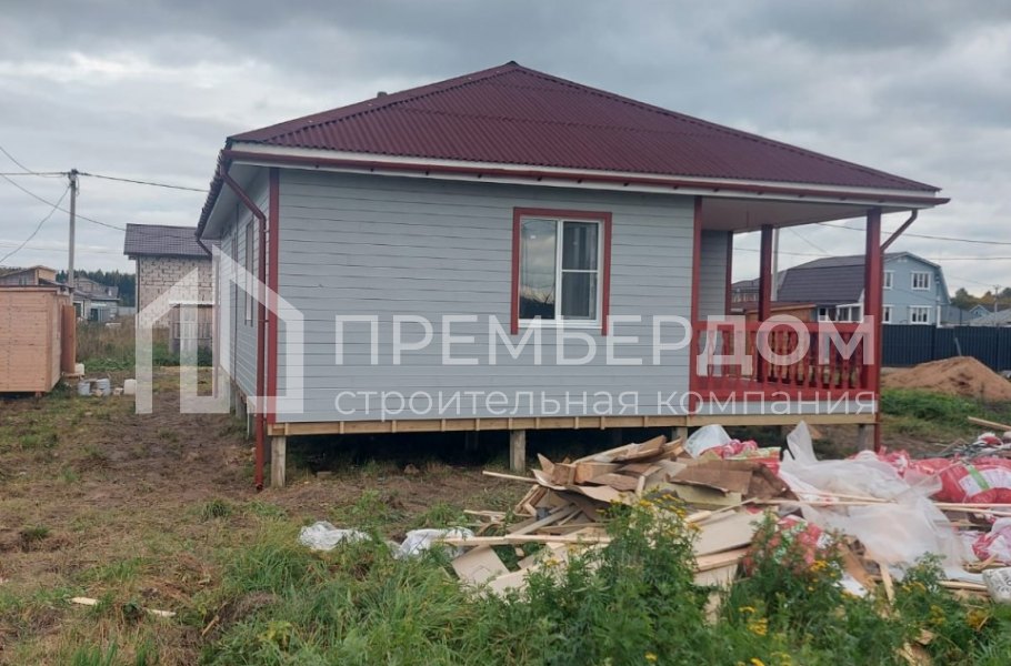 Фото со стройплощадок - Каркасный дом 8,5х12 м. 