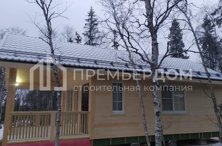 Фото со стройплощадок - Каркасный дом 6х11 м.