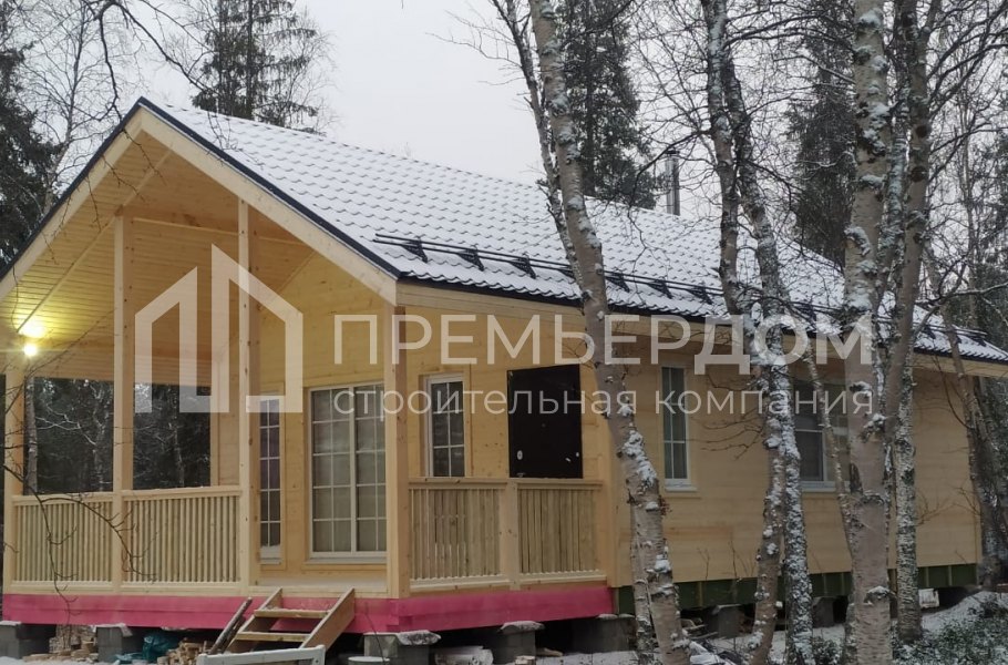 Фото со стройплощадок - Каркасный дом 6х11 м.