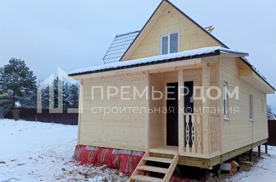 Фото со стройплощадок - Баня по проекту БК-25 