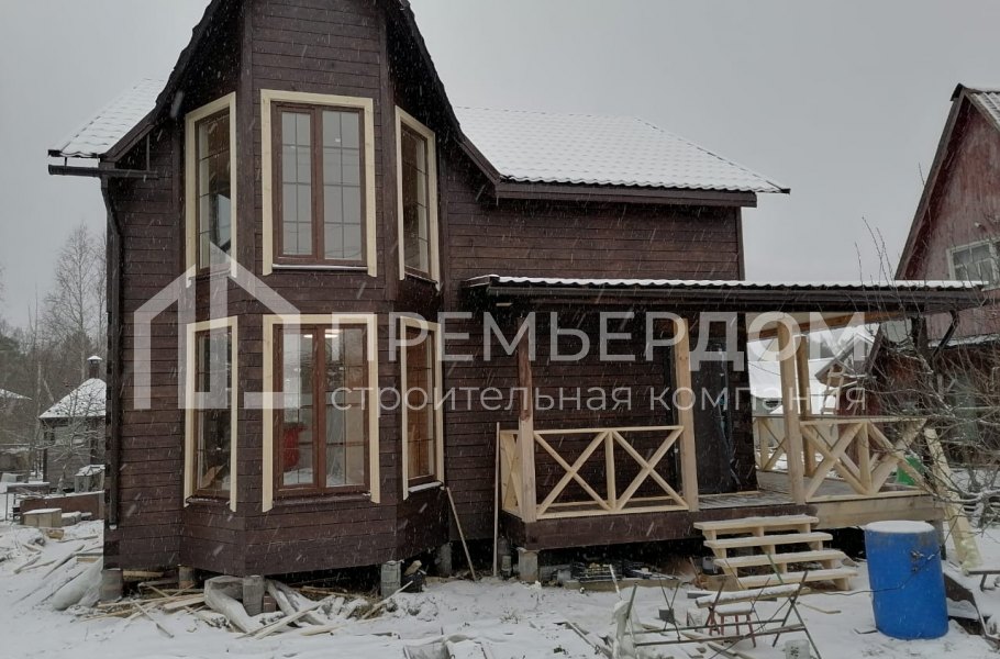 Фото со стройплощадок - Дом по проекту К-24