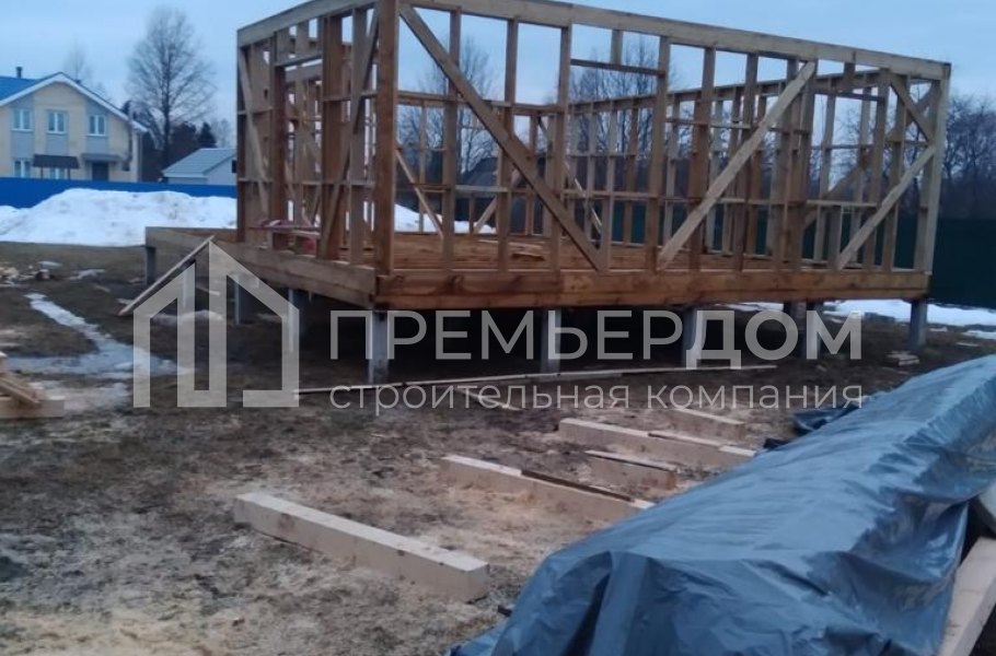 Фото со стройплощадок - Дом по проекту К-1