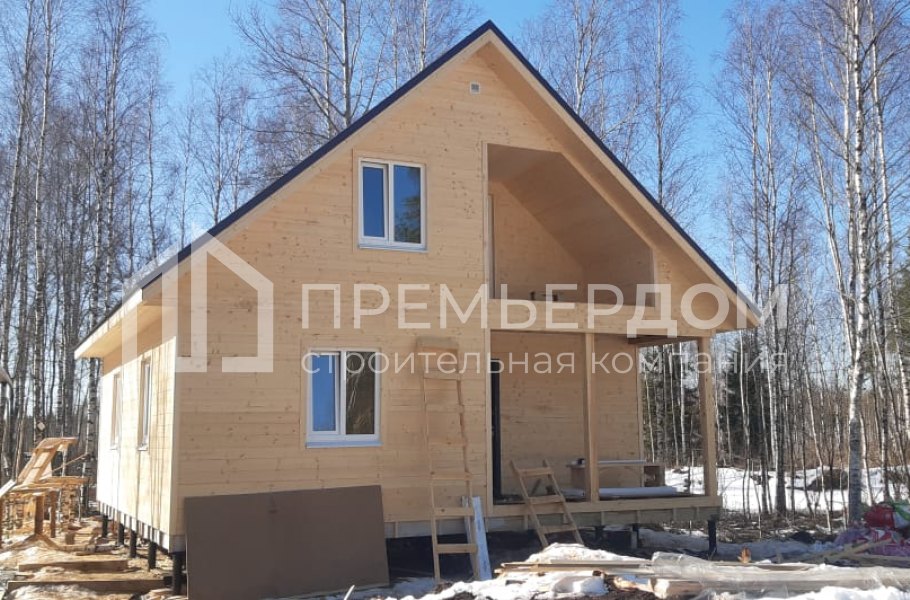 Фото со стройплощадок - Дом по проекту К-62