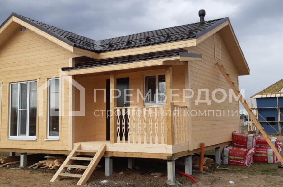 Фото со стройплощадок - Дом по проекту К-125