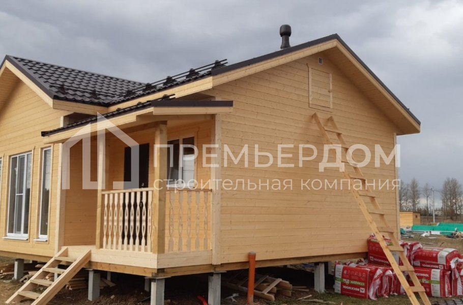 Фото со стройплощадок - Дом по проекту К-125