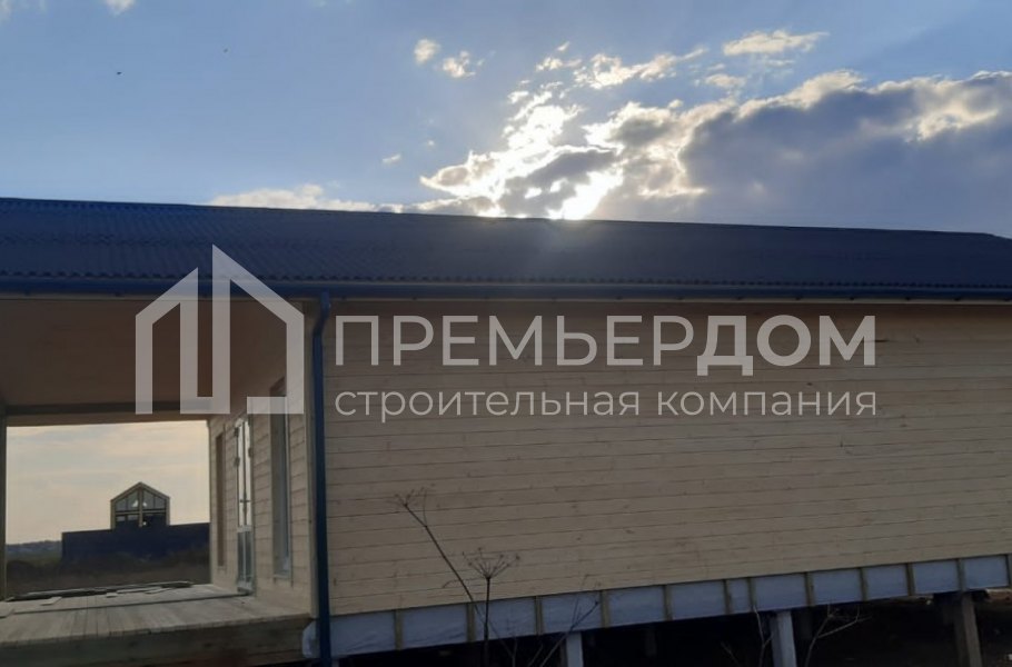 Фото со стройплощадок - Каркасный дом 8х14 м.