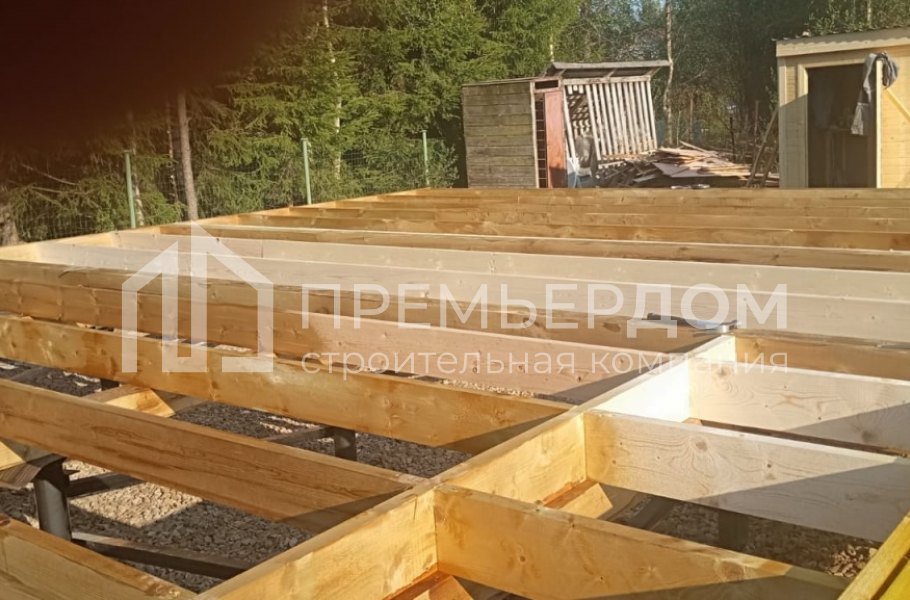 Фото со стройплощадок - Дом по проекту К-10