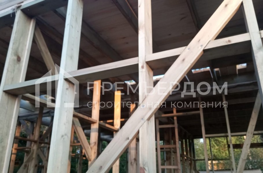 Фото со стройплощадок - Дом по проекту К-10