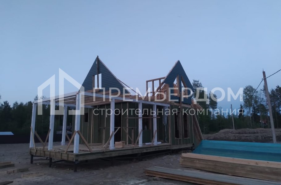 Фото со стройплощадок - Дом по проекту К-19