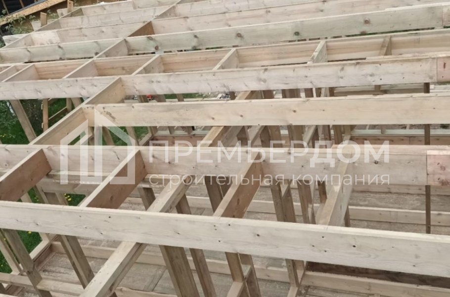 Фото со стройплощадок - Дом по проекту К-105