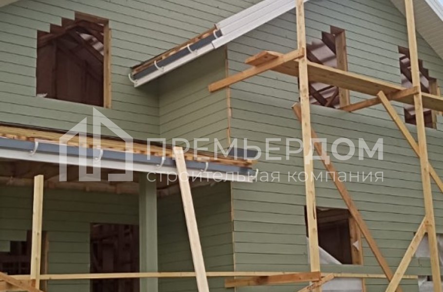 Фото со стройплощадок - Дом по проекту К-10