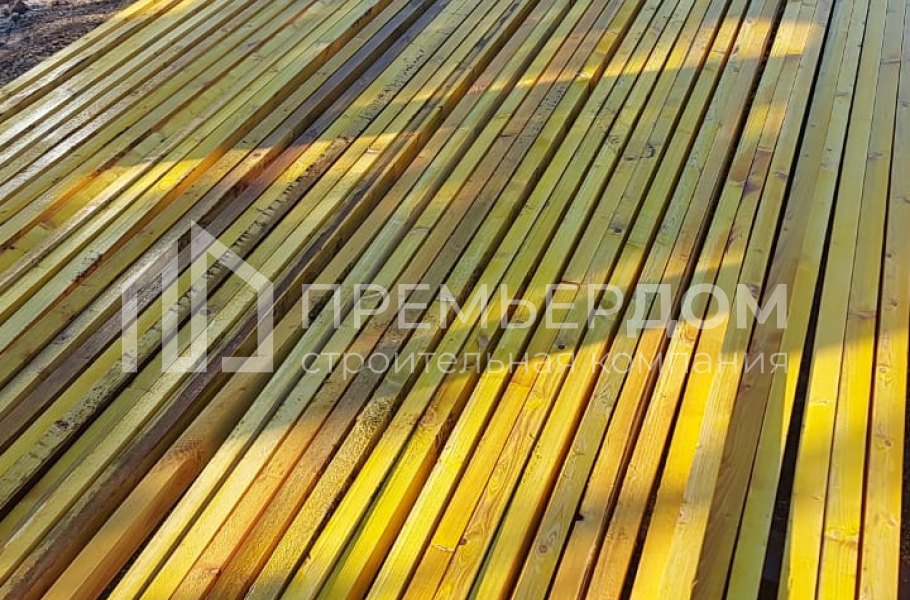 Фото со стройплощадок - Каркасный дом 8х9 м.