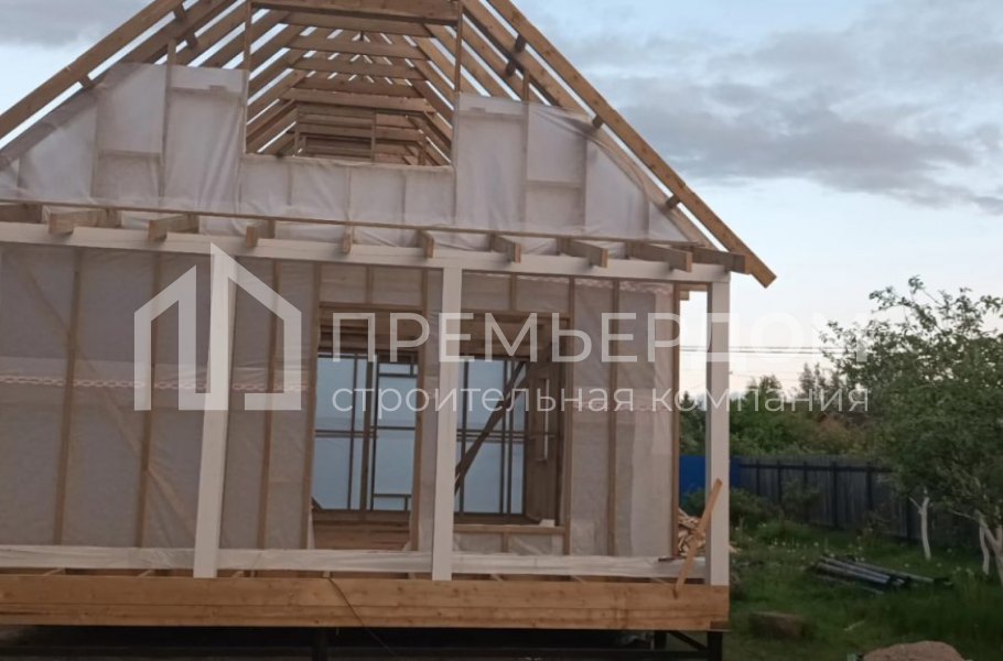 Фото со стройплощадок - Дом по проекту К-105