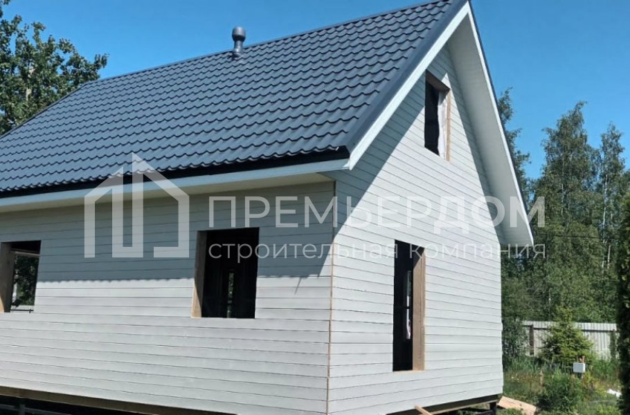 Фото со стройплощадок - Дом по проекту К-105