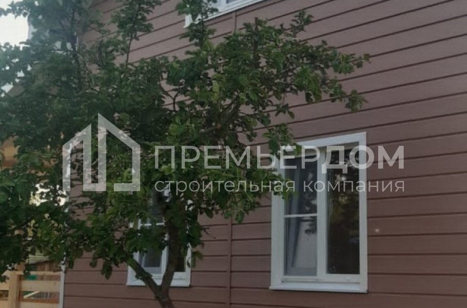 Фото со стройплощадок - Каркасный дом 8х9 м.