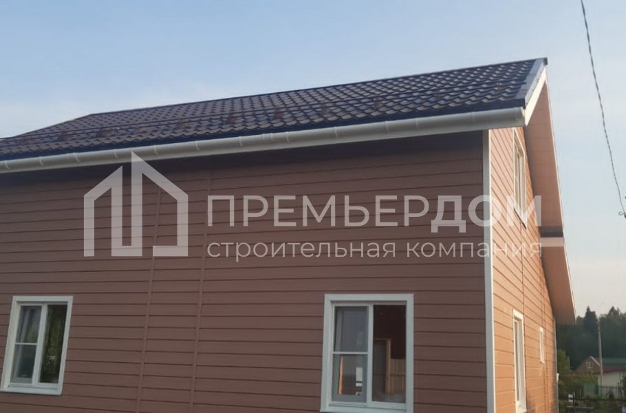 Фото со стройплощадок - Каркасный дом 8х9 м.