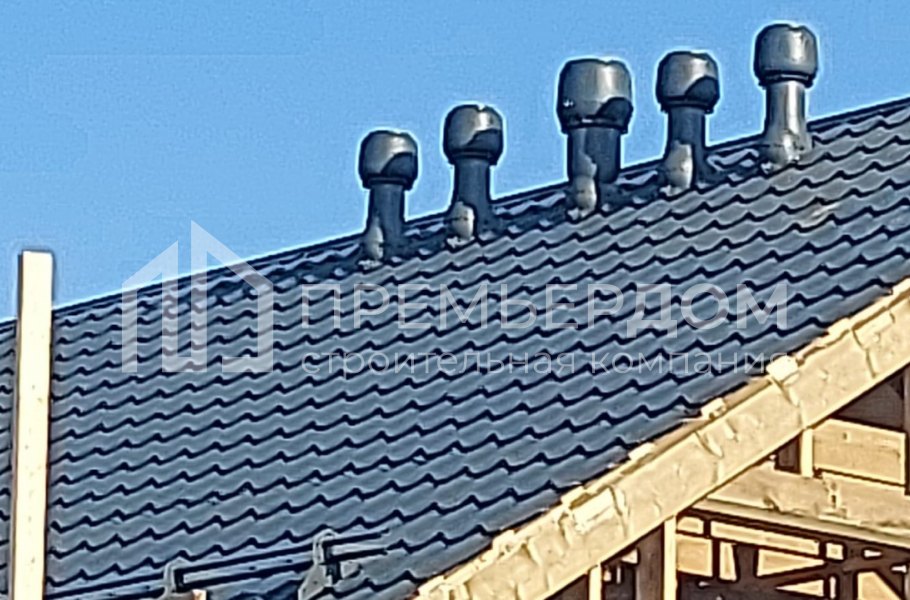 Фото со стройплощадок - Каркасный дом 9х13 м.