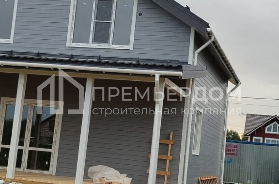 Фото со стройплощадок - Каркасный дом 9х13 м.