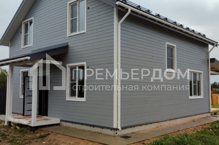 Фото со стройплощадок - Каркасный дом 9х13 м.