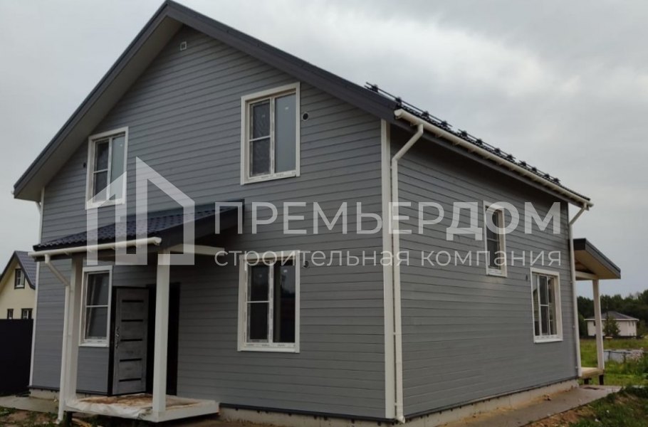 Фото со стройплощадок - Каркасный дом 9х13 м.