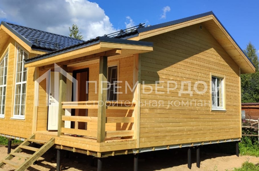 Фото со стройплощадок - Каркасный дом 7.2х8 м.