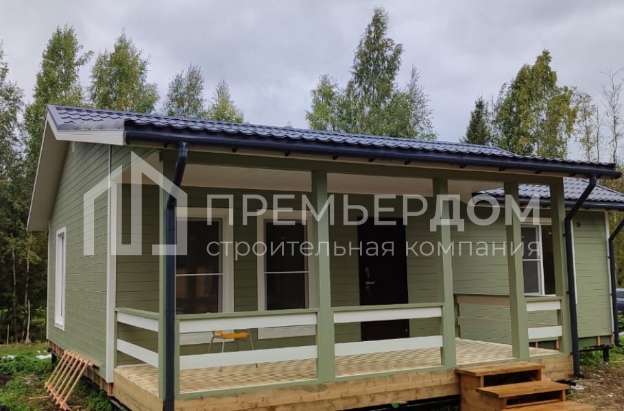 Фото со стройплощадок - Каркасный дом 9х10 м.