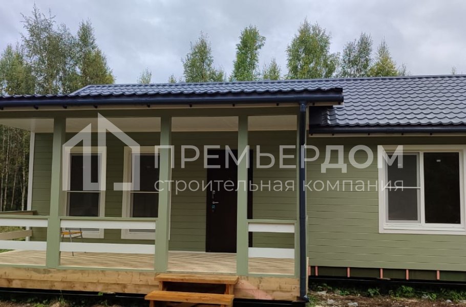 Фото со стройплощадок - Каркасный дом 9х10 м.