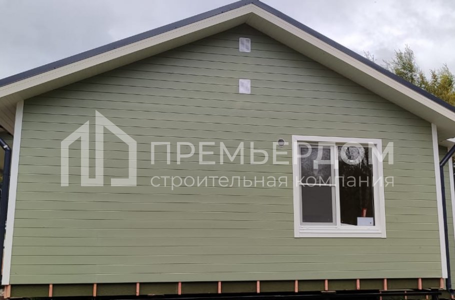 Фото со стройплощадок - Каркасный дом 9х10 м.