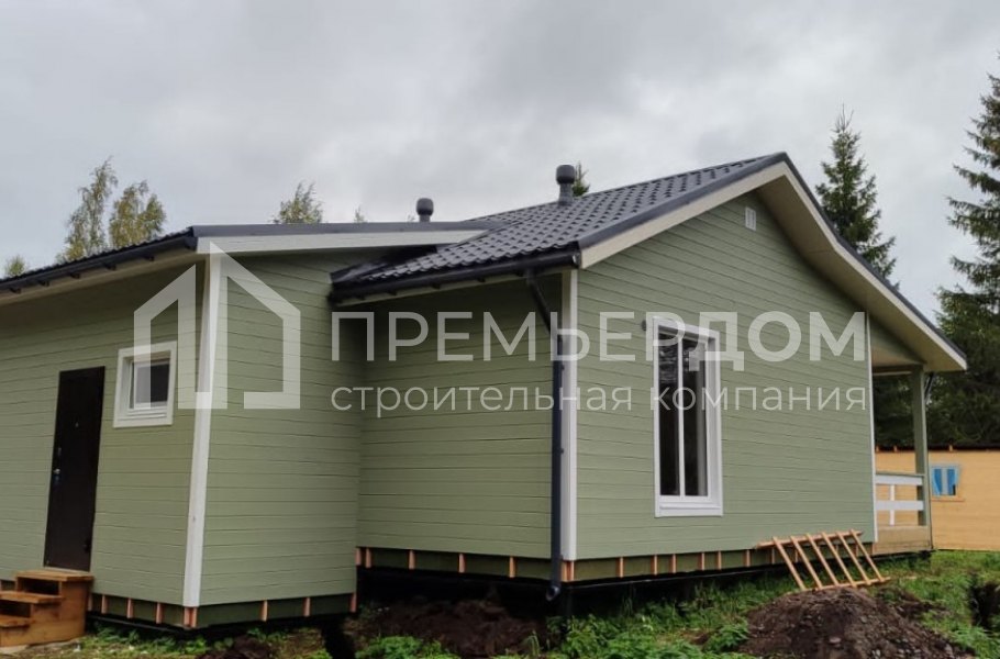 Фото со стройплощадок - Каркасный дом 9х10 м.