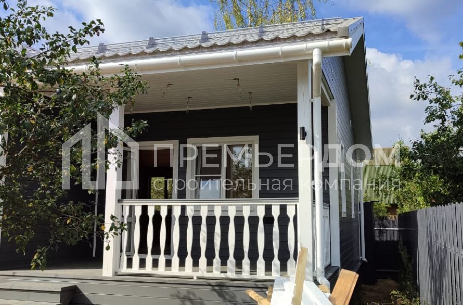 Фото со стройплощадок - Каркасный дом 8.5х11 м