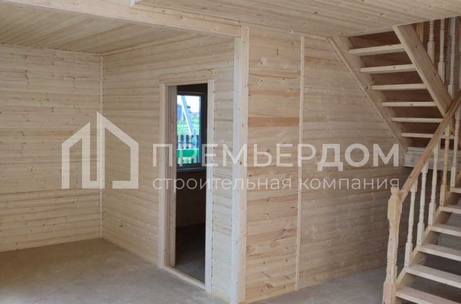 Фото со стройплощадок - Каркасный дом 7.5х12.5 м