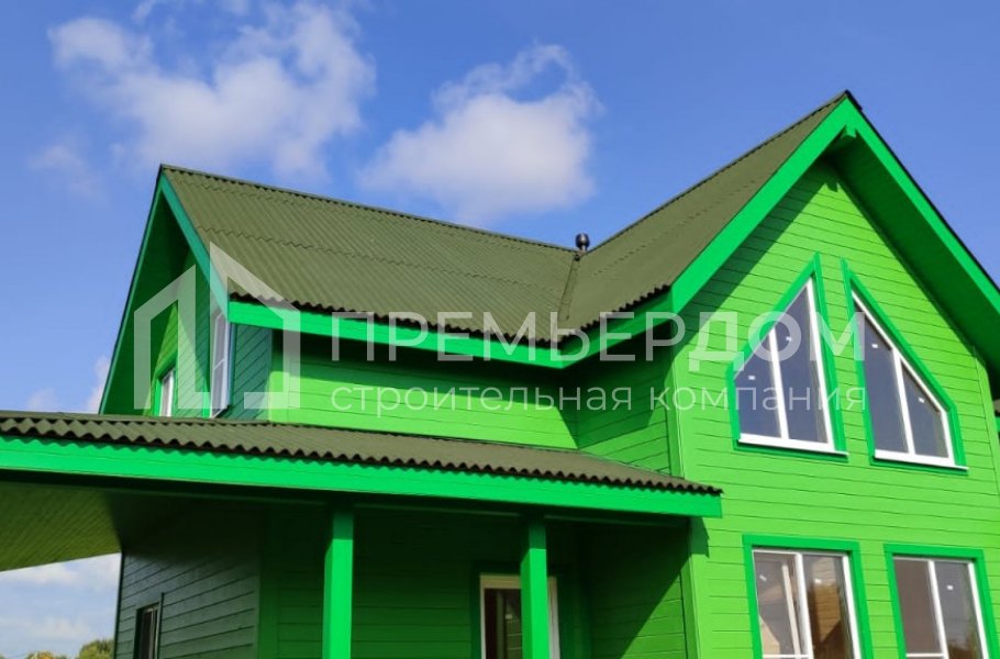 Фото со стройплощадок - Каркасный дом 7.5х12.5 м