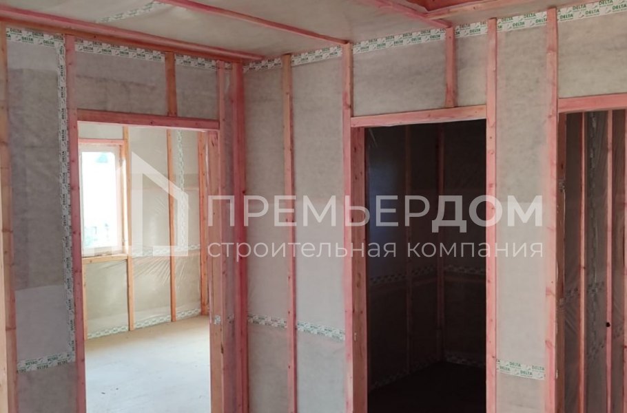 Фото со стройплощадок - Каркасный дом 10х12 м