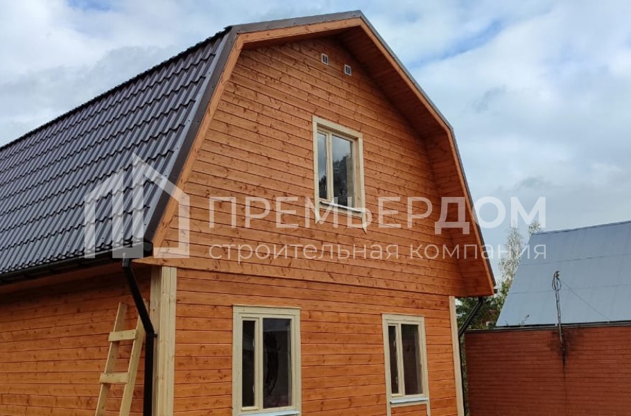 Фото со стройплощадок - Дом из бруса 6х7,2 м